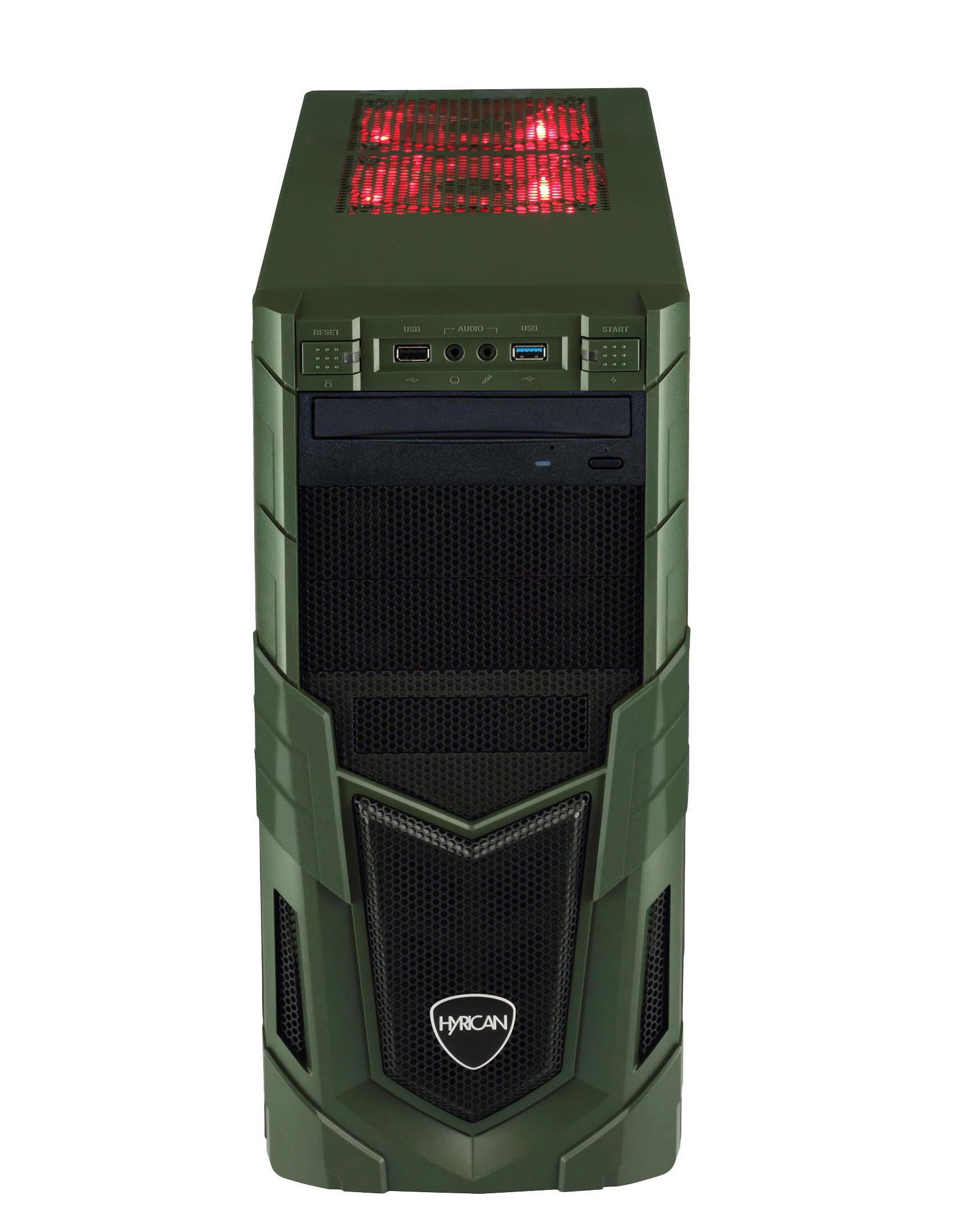 HYRICAN MILITARY GAMING 6088 - AMD Ryzen™ 7 2700 - 16 GB - 240 GB - NVIDIA GeForce® GTX 1060 - Windows 10