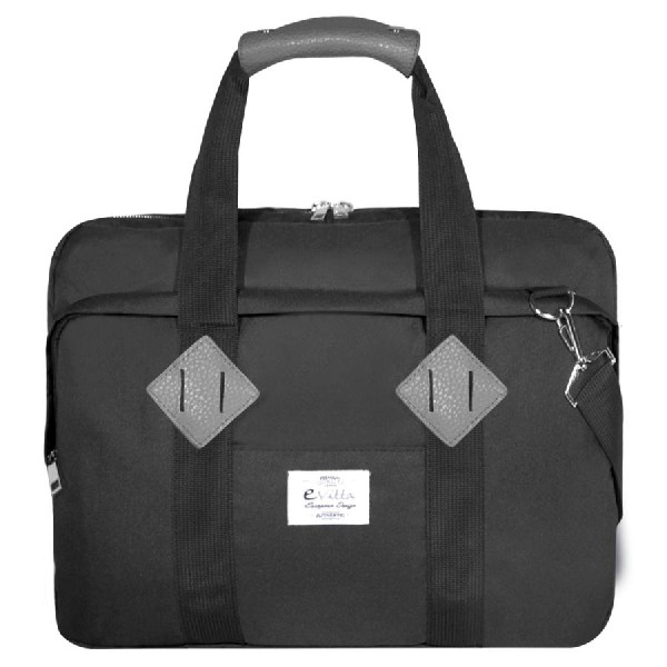 Maletín para portátil - e-Vitta EVLB000460, Clásico, Negro