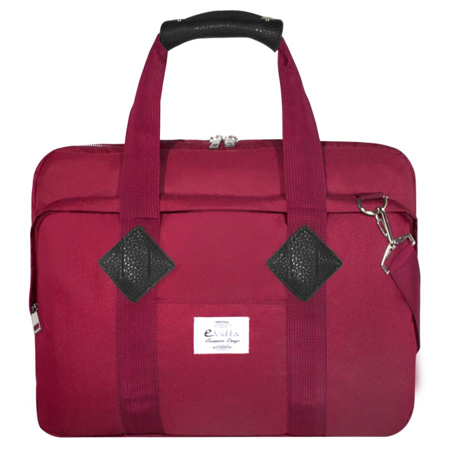 Maletín para portátil - e-Vitta EVLB000461, Clásico, Rojo