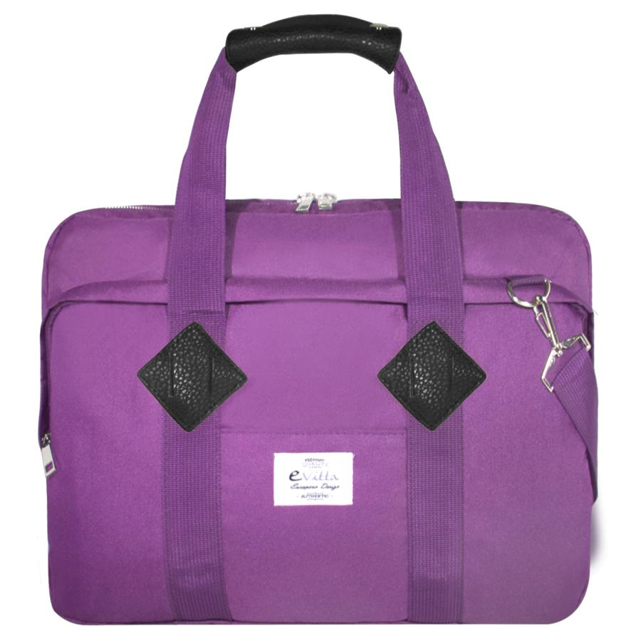 Maletín para portátil - e-Vitta EVLB000462, Clásico, Púrpura