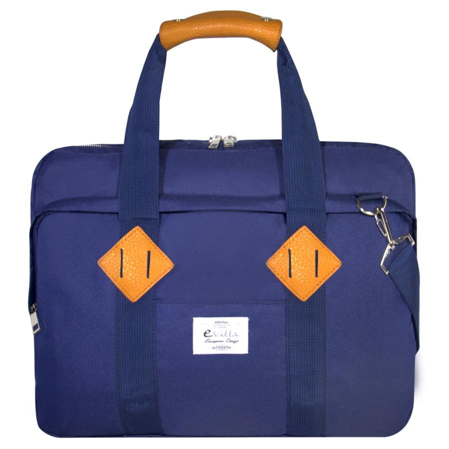 Maletín para portátil - e-Vitta EVLB000463, Clásico, Azul oscuro