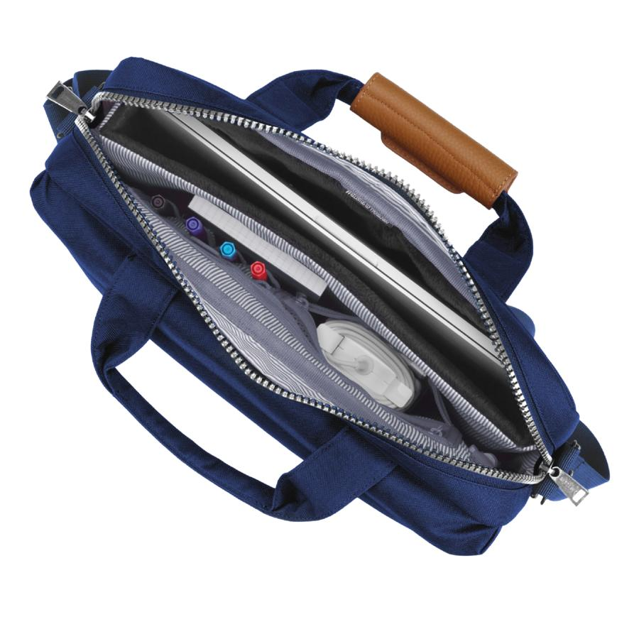 Maletín para portátil - e-Vitta EVLB000463, Clásico, Azul oscuro