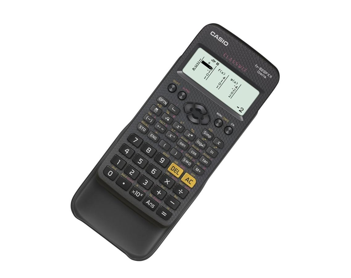 Calculadora - Casio FX-82SPXII, Científica, 274 Funciones, 9 memorizaciones, Pantalla LCD, Negro