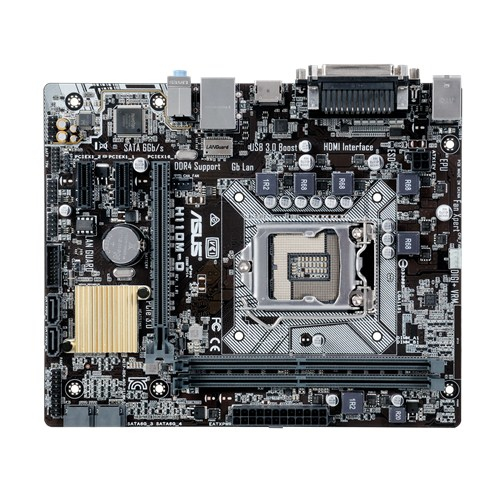 Placa Base - ASUS H110M-D, 5X Protection II, DDR4, BIOS UEFI, HDMI, VGA