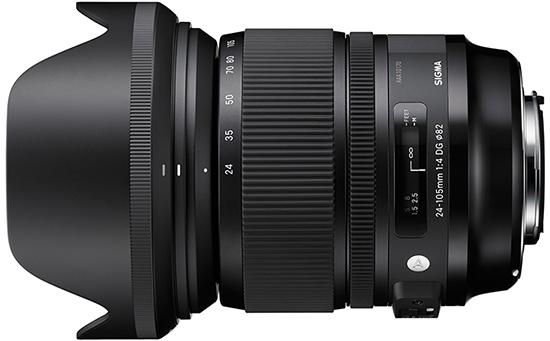 Objetivo - Sigma SIAT 710 24-105 mm, 109mm, F4 DG OS HSM, Canon