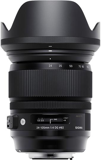 Objetivo - Sigma SIAT 710 24-105 mm, 109mm, F4 DG OS HSM, Canon