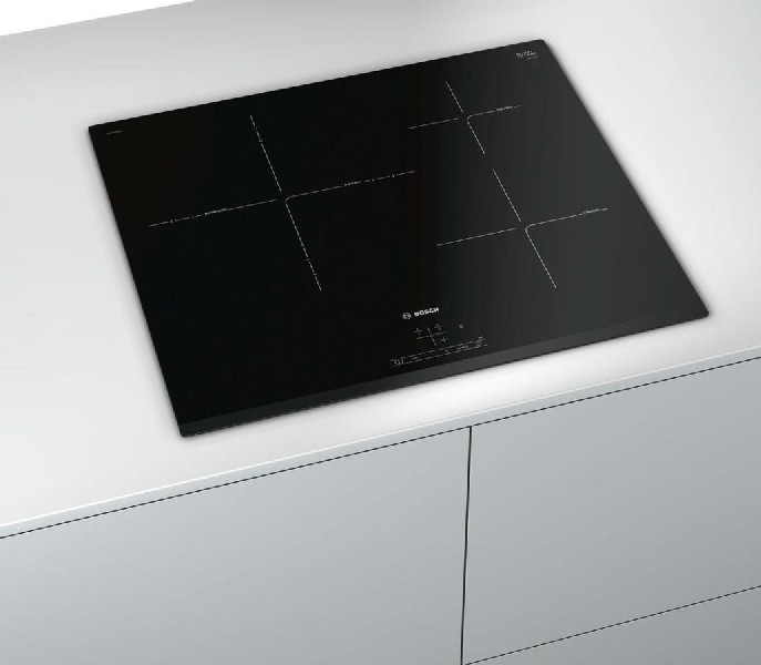 Encimera - Bosch PID631BB1E, Eléctrica, Inducción, 3 zonas, 32 cm, Negro