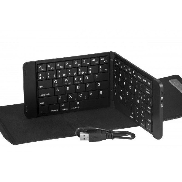 Teclado Inalámbrico - Silver HT, bluetooth, ideal para Smartphone y Tablet