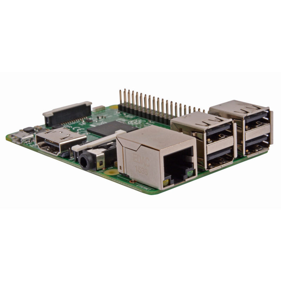 Pack Mini PC - Raspberry Pi 3 Modelo B + MicroSD 8GB + Caja negra y gris + Fuente de alimentación