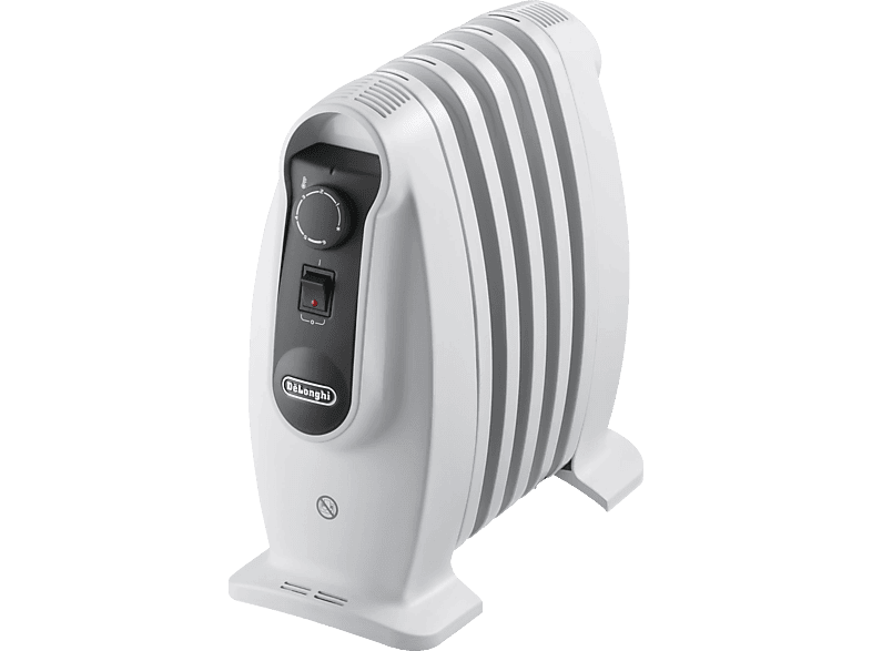 Radiador - DeLonghi Nano TRNS 0808.M, 800 W, 8 elementos, Real Energy, Función anti-heladas, Blanco