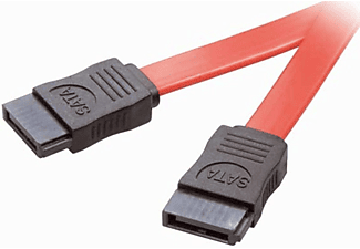 Vivanco Serial ATA connection lead, 0.5 m 0.5m Rojo cable de SATA
