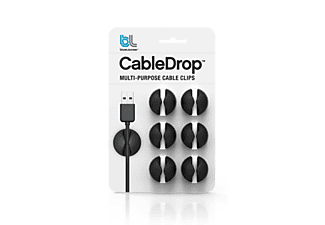 Cable - Bluelounge CableDrop Negro 6pieza(s) abrazadera para cable