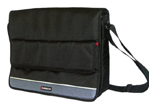Kit maletín + ratón - Woxter 5015, ratón óptico, maleta de nylon, 10 a 15", Azul y negro