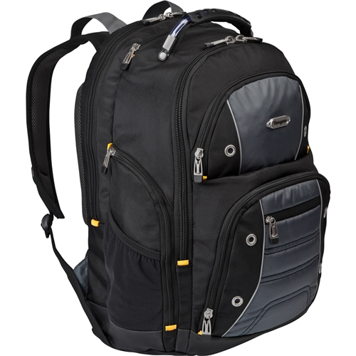 Mochila para portátil de hasta 15.6" - Targus Drifter Laptop Backpack, Negro/Gris, 32 l
