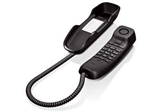 Teléfono - Gigaset DA210, Compacto, 10 entradas marcación rápida, Negro