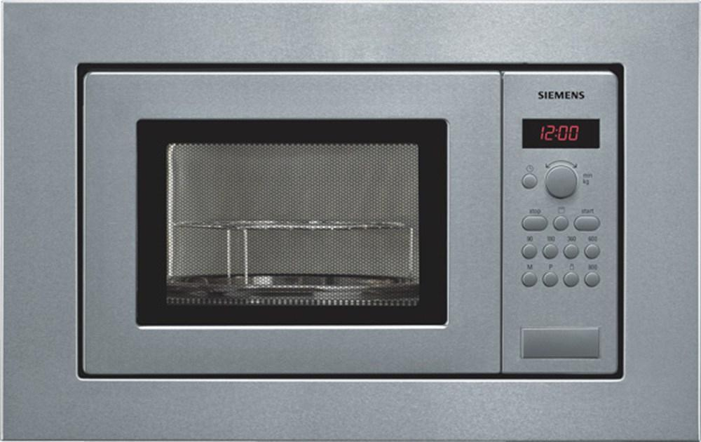 Microondas integrable - Siemens iQ300 HF15G561, 38 cm de alto, 5 niveles de potencia, AutoCook,