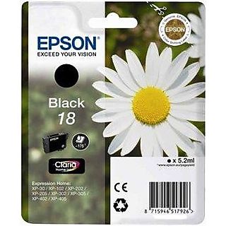 Cartucho de tinta - Epson 18, negro