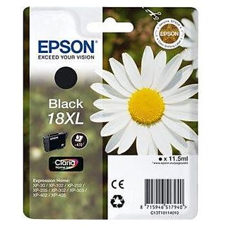 Cartucho de tinta - Epson 18XL, negro