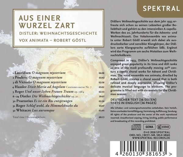 Robert/vox Animata Göstl - Aus einer Wurzel Zart-Weihnachtsgeschichte  - (CD)
