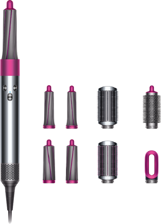 DYSON 310733-01 Airwrap™ Multi-Haarstyler Complete Fuchsia/Anthrazit Haarstyler Anthrazit/Fuchsia, 1300 Watt, 6 Aufsätze