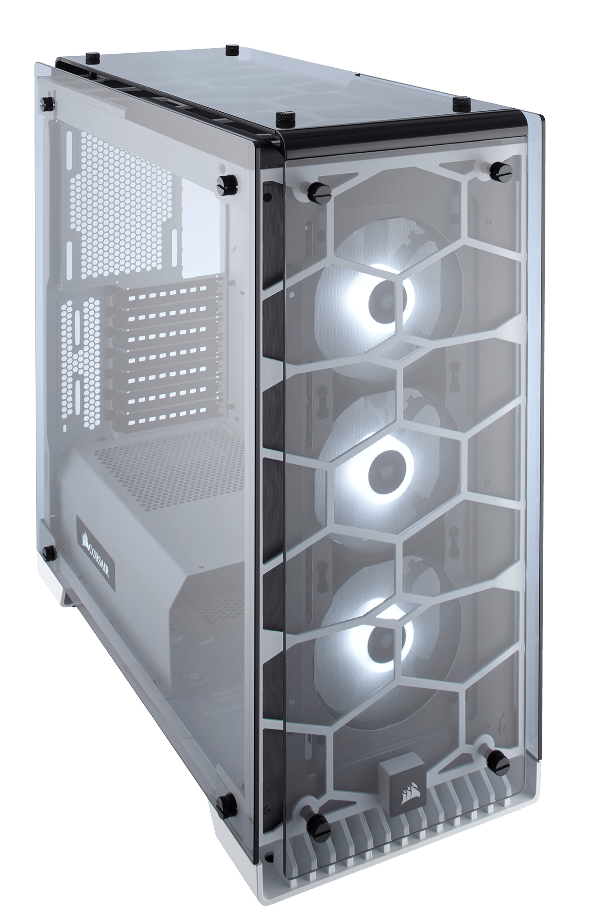 Corsair Crystal 570X Midi-Tower Blanco carcasa de ordenador