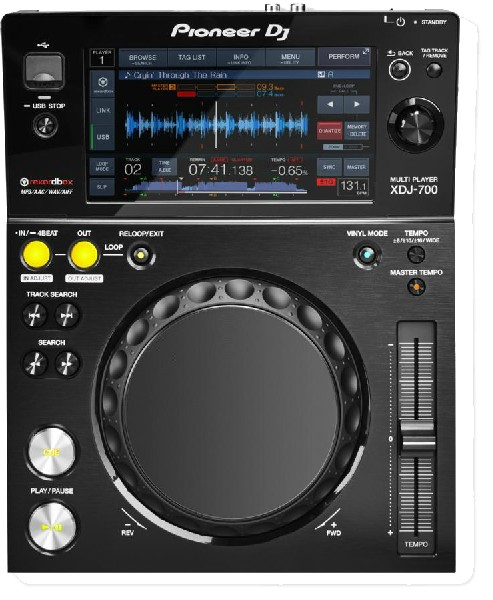 Controladora DJ - Pioneer XDJ-700, con pantalla táctil de 7"