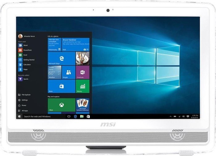 All in One - MSI 21.5P/I3-6100/4GB/1TB/HD 530/W10