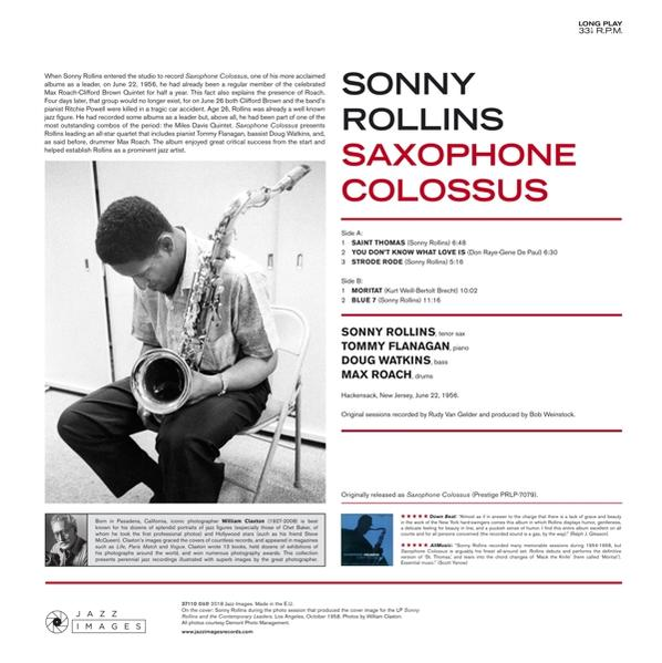 Sonny Rollins - Saxophone Colossus  - (Vinyl)