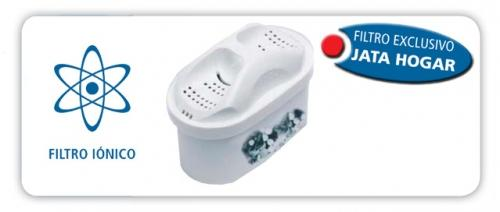 Jarra filtrante - Jata Hogar JH01, Duración de filtro 150-180 L, Capacidad de 2.5 L, Azul