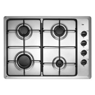 Placa Teka Hlx 50 4g al gas natural inoxidable 4 fuegos de zonas 50cm acero encimera independiente integrado plata cocina 60cm quemadores sin marco con y parrillas 3.5 60 43.5 40229250 504g hlx504galnat hlx504galn hlx50