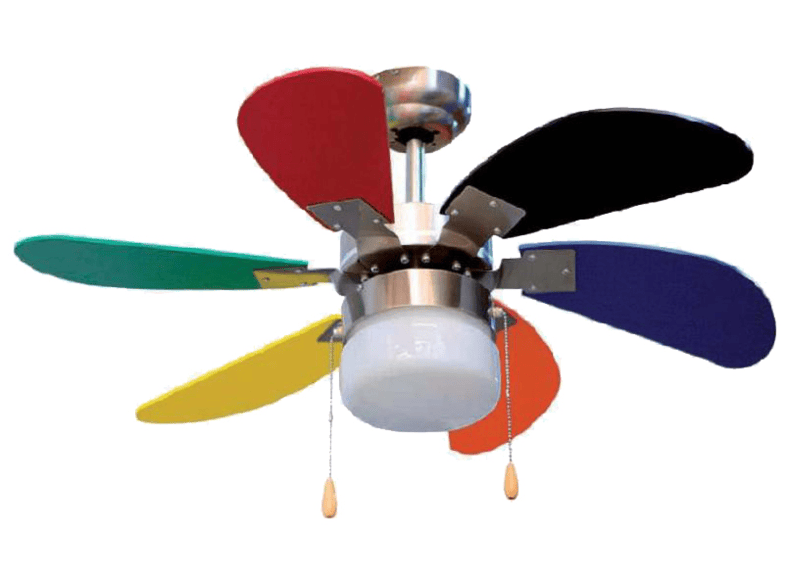 Ventilador De Techo Orbegozo Cc 65085 Diseno Multicolor 55w 3