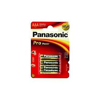 Pilas AAA - Panasonic LR03 Pro Power, 1.5 V, 4 uds