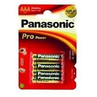 Pilas AAA - Panasonic LR03 Pro Power, 1.5 V, 4 uds
