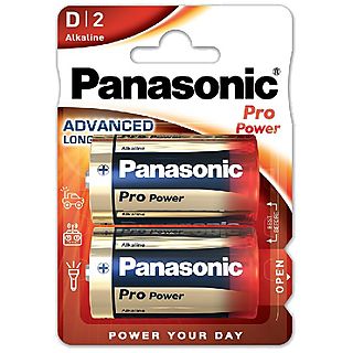 Pilas LR20 - Panasonic LR20 Pro Power, 2 uds