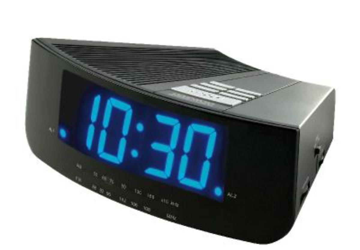 Radio Despertador Daewoo dcr28 negro amfm 2 alarmas despespertador reloj digital dual despestador con fm gran