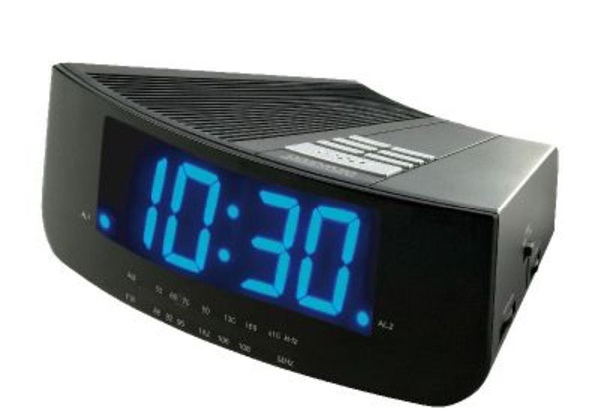 RELOJ DESPERTADOR BRAUN BNC008WH DIGITAL BLANCO