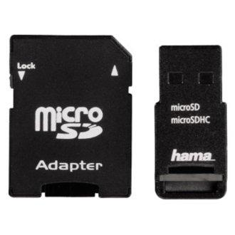 Lector tarjetas - Hama MicroSD+Adaptador SD