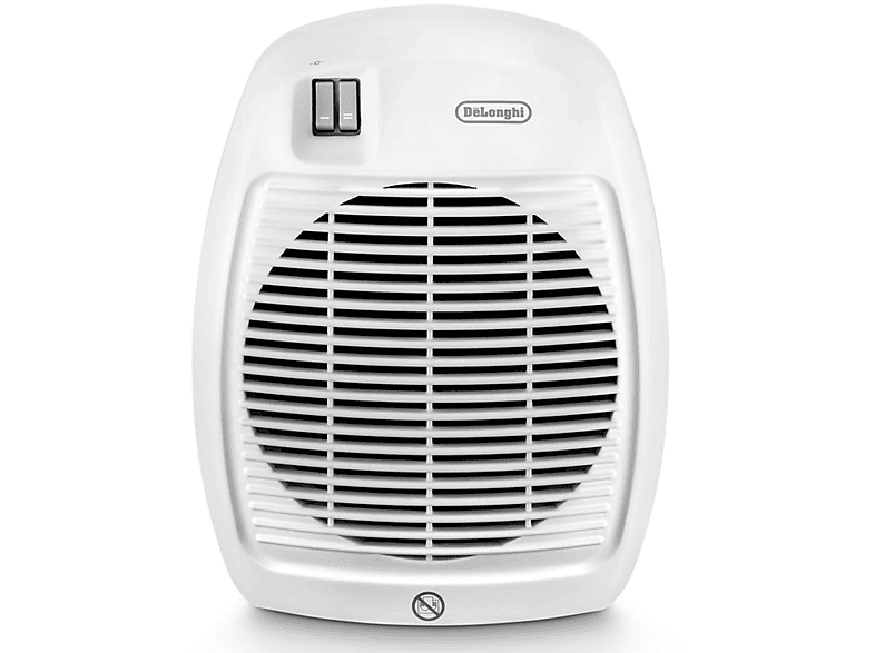 Termoventilador Vertical Delonghi hva 0220 calefactor 2000w blanco asa 2 niveles potencia termostato seguridad 2000 litros 40 decibeles acero inoxidable hva0220