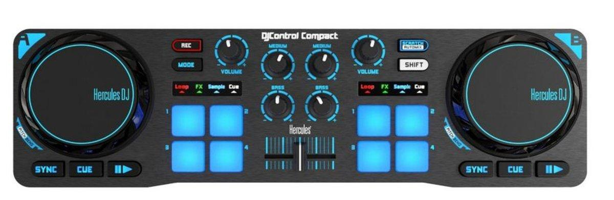 Controladora Dj - Hercules Control Compact, portatil, USB