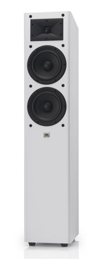 Torre de sonido estéreo - JBL ARENA180WM Blanco, altavoz 2 vías, 88 dB