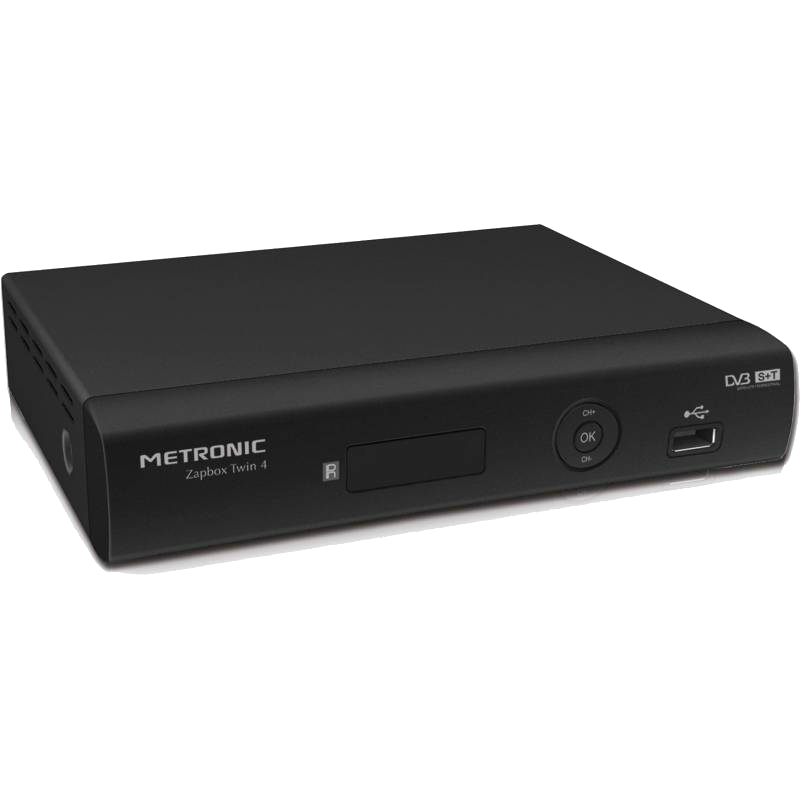 Receptor Satélite + TDT - Metronic 441626, TDT, HD, Negro