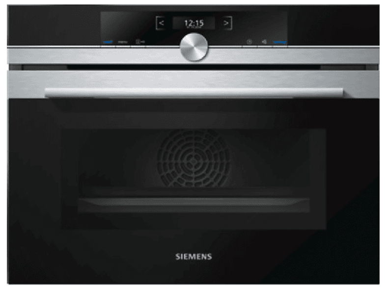 Horno compacto - Siemens CM 633 GBS 1 Con microondas, Multifunción