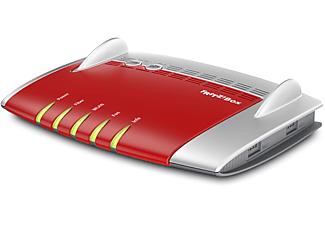 AVM AVM FRITZ!Box 5490 Fiber International - Modem router (Rosso/argento)