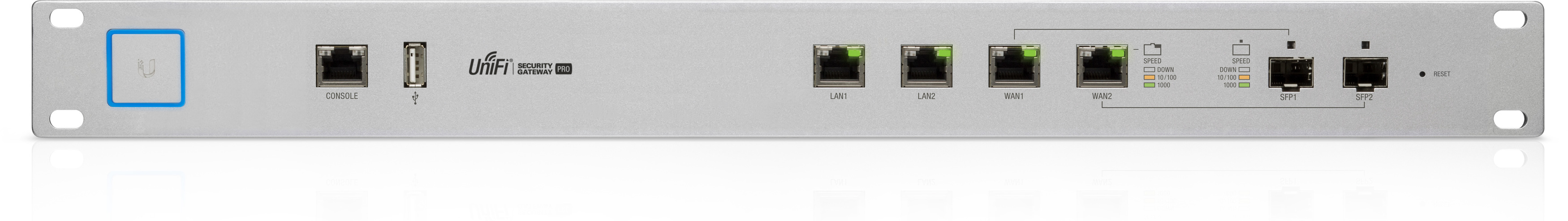 UBIQUITI USG PRO 4 - Router (Silber)