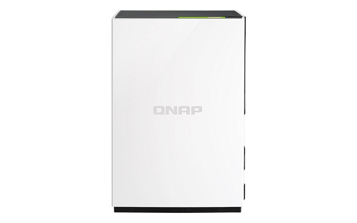 Servidor NAS - Qnap TS-128, 1 Bahía, 1 GB RAM, Procesador 2 núcleos, USB, Blanco