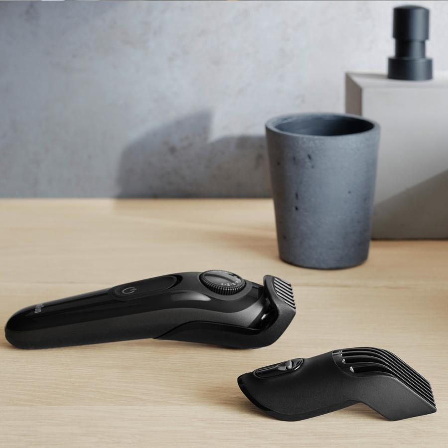 Barbero - Braun BT3020, Inalámbrico, 20 longitudes de corte, Indicador LED
