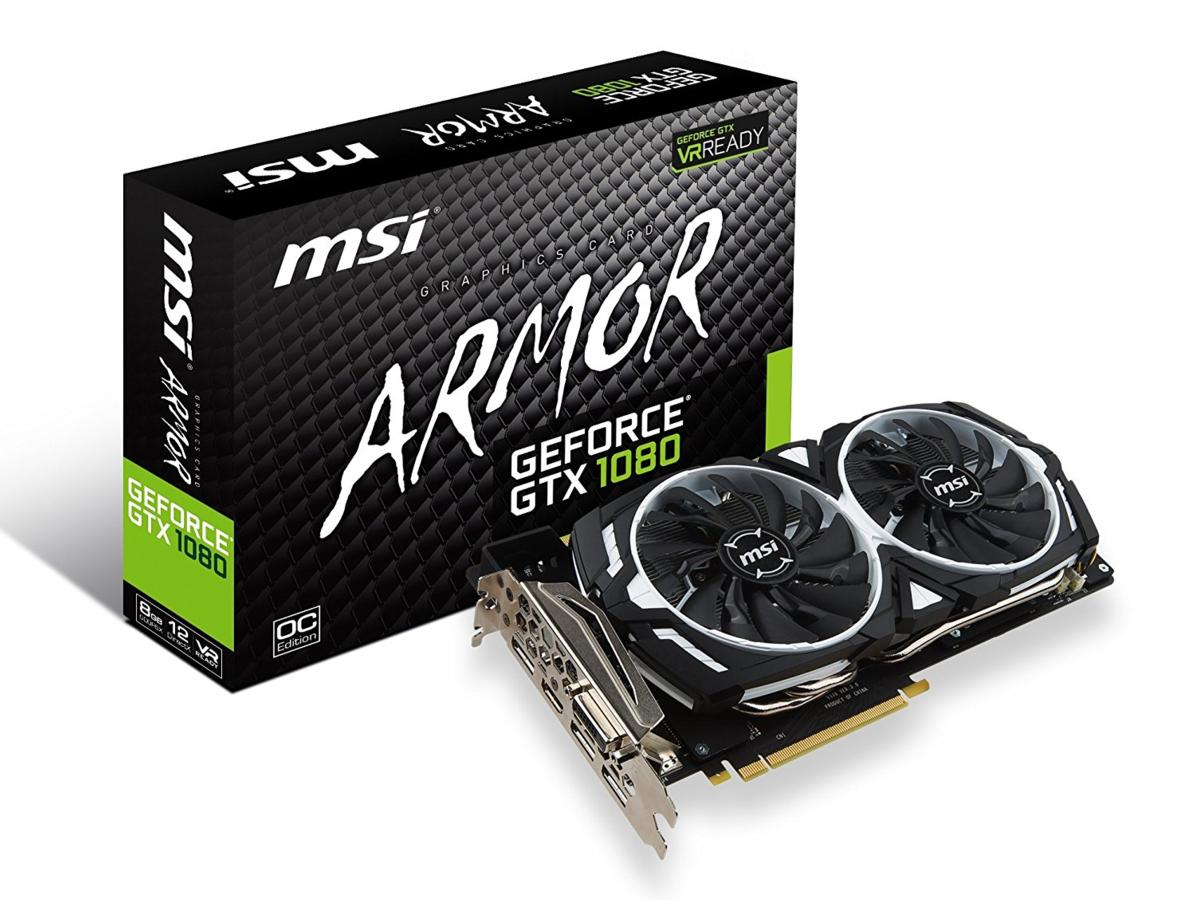 Tarjeta Gráfica - MSI V336-004R GeForce GTX 1080 8GB GDDR5X 