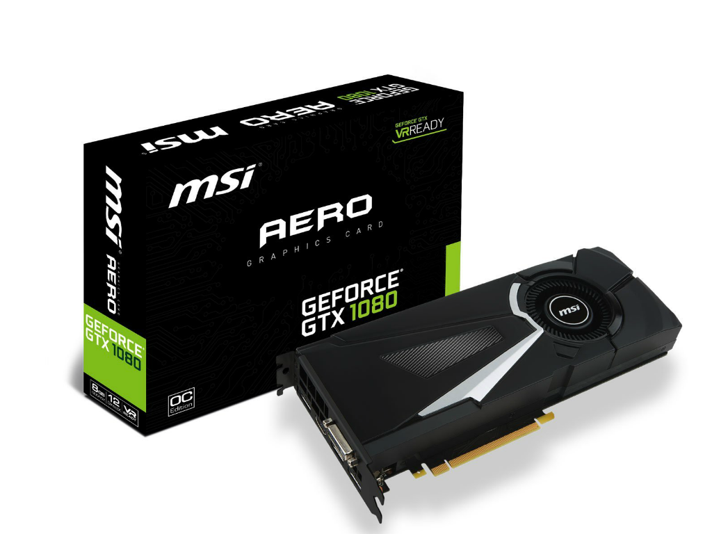 Tarjeta Gráfica - MSI GeForce GTX 1080 AERO 8G OC