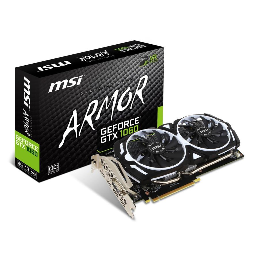 MSI GeForce GTX 1060 ARMOR 3G OCV1 GeForce GTX 1060 3GB GDDR5