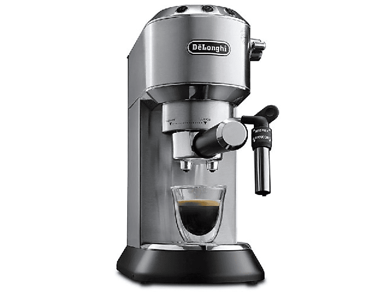 Cafetera express De'Longhi Dedica EC685.BK, Thermoblock, Espresso manual,  Función 2 tazas, 1300 W, 15